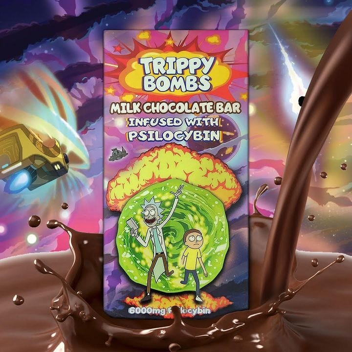 Rick and Morty Chocolate Bar